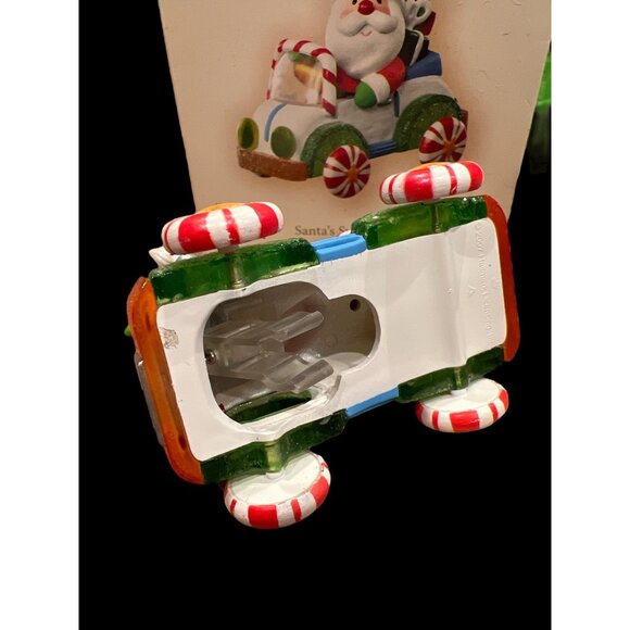 Hallmark Keepsake Santa’s Sweet Ride 2008 & 2007 Ornaments Airplane & Car W Box - Picture 9 of 9